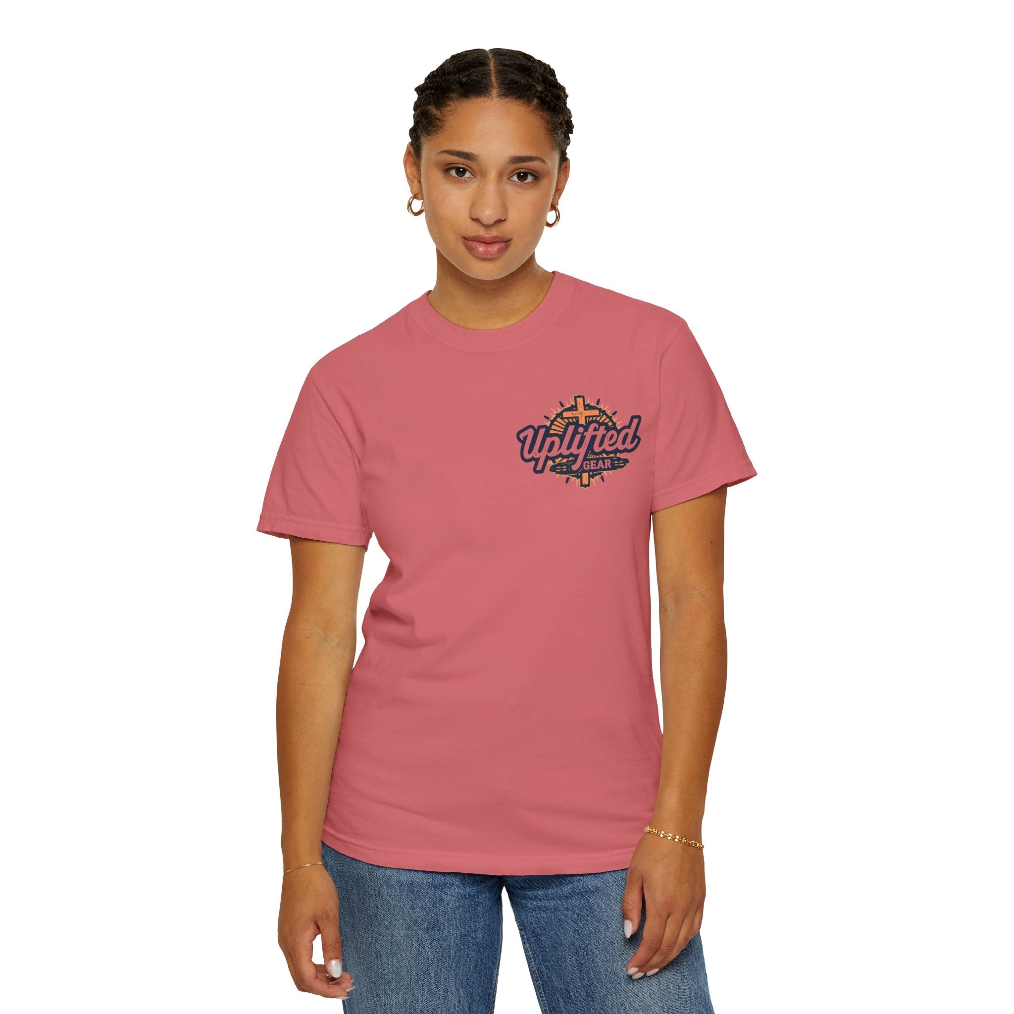 Religious Graphic Armor Of God Design - Unisex Garment-Dyed T-shirt Printify