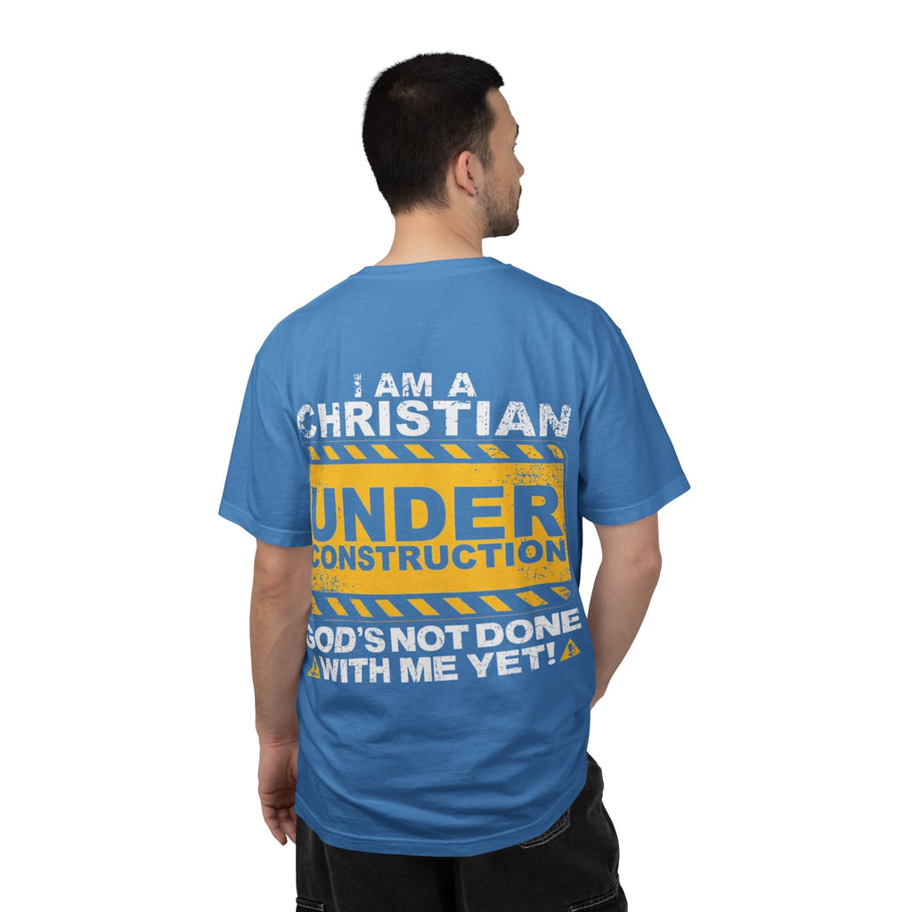 Christian Under Construction T-shirt | God Is Not Done With Me Yet T-shirt Printify