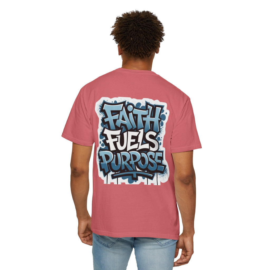 Faith Fuels Purpose T-shirt – Inspirational Christian T-shirt for Divine Drive & Unstoppable Belief Printify
