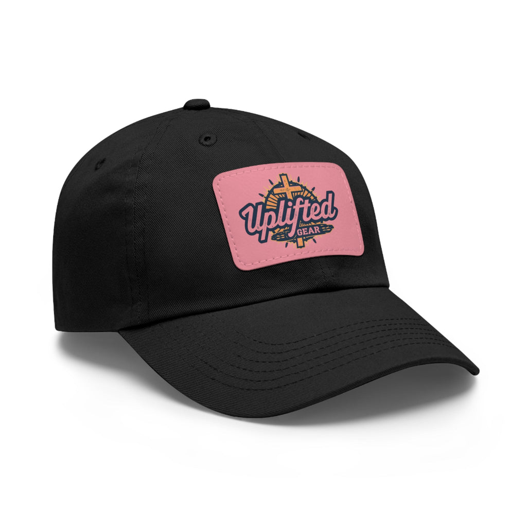 Uplifted Gear Dad Hat Christian Brand Rectangle Printify