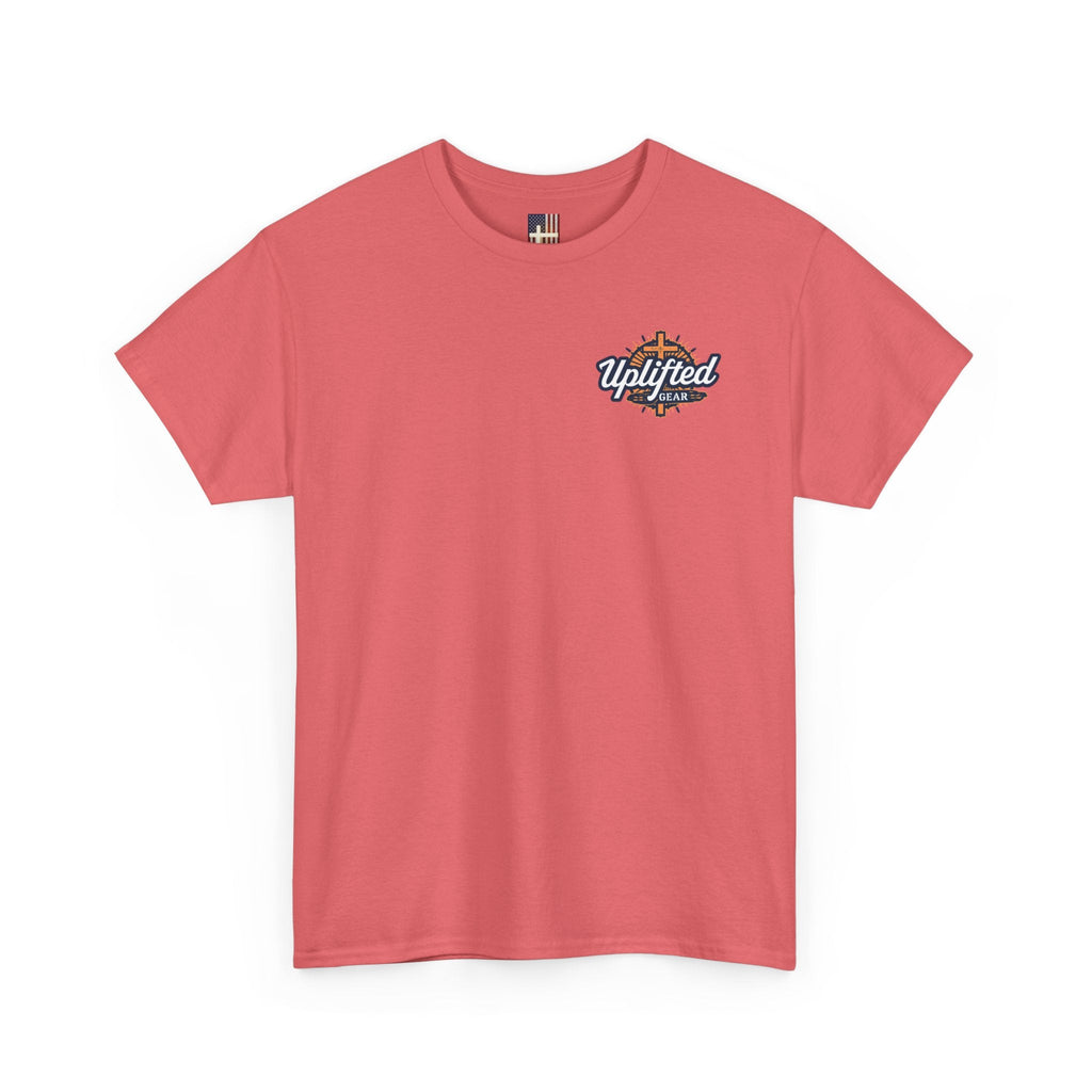 Walk By Faith Footprint T-Shirt Printify