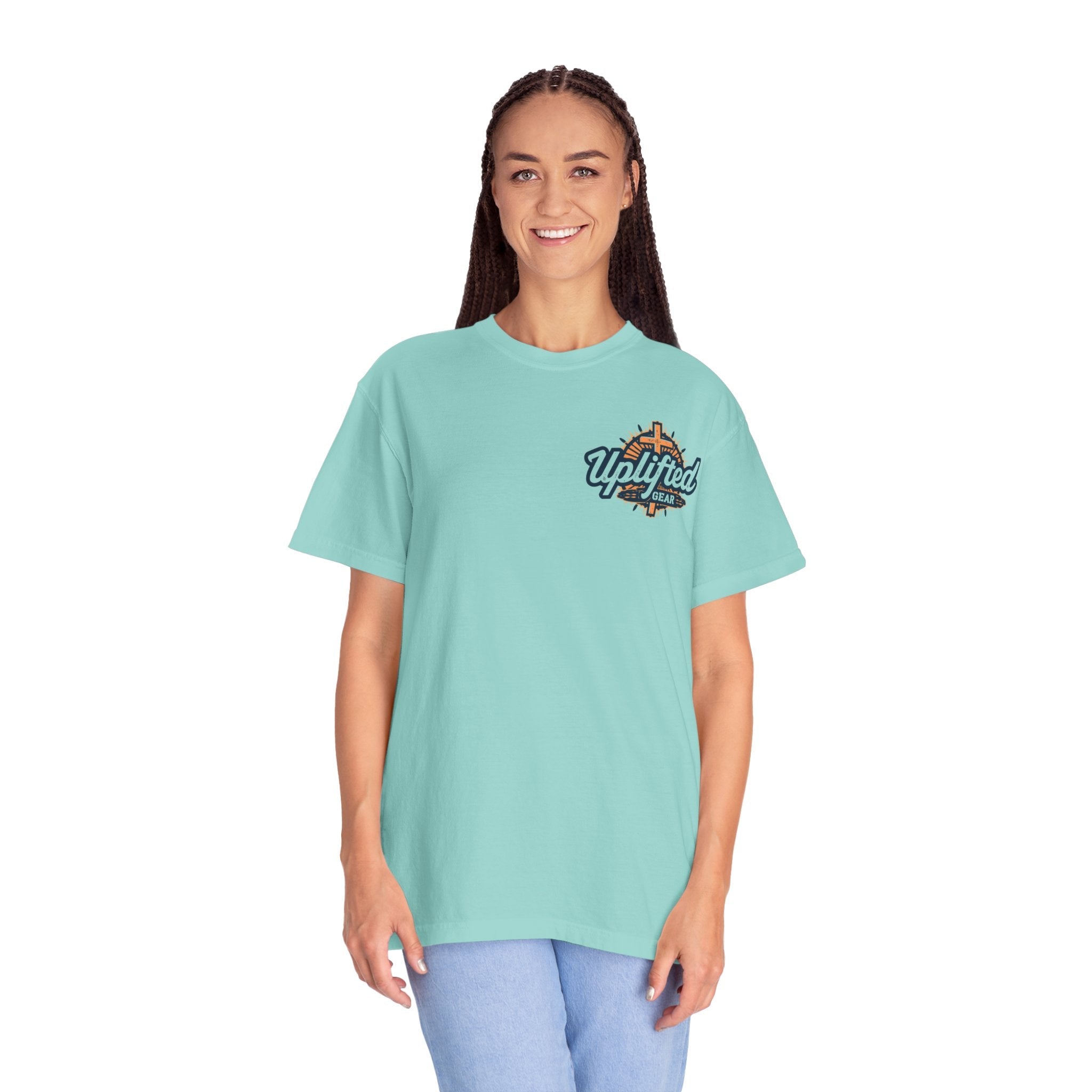 Trust in The Lord Proverbs 3:5-6 Biblical Design Unisex Garment-Dyed T-shirt Printify