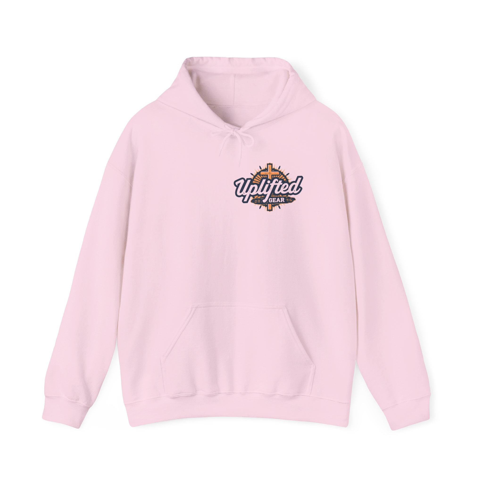 Strong and Courageous Hoodie – Joshua 1:9 Canine Pawprint Desert Christian Hoodie for Dog Lovers Printify