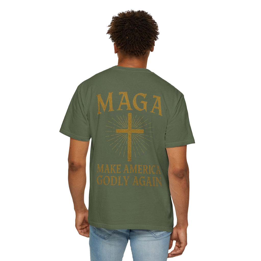 Make America Godly Again T-Shirt – MAGA Christian Patriotic Tee for Bold Faith & Freedom Printify