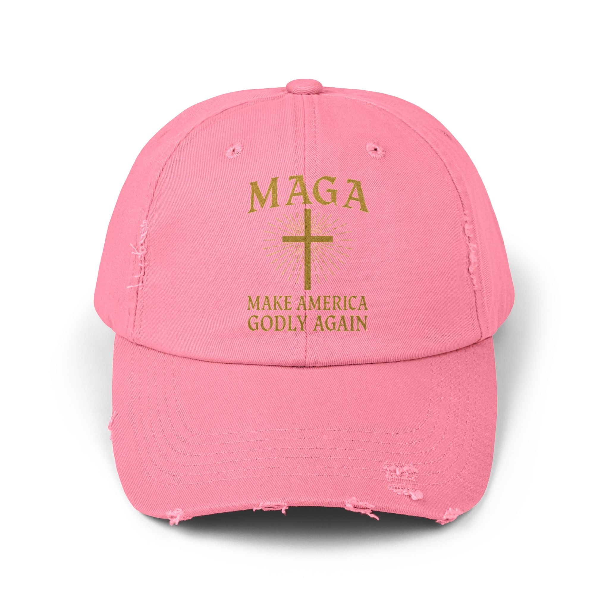 Make America Godly Again Hat – MAGA Christian Patriotic Embroidered Cap for Faith & Freedom Printify