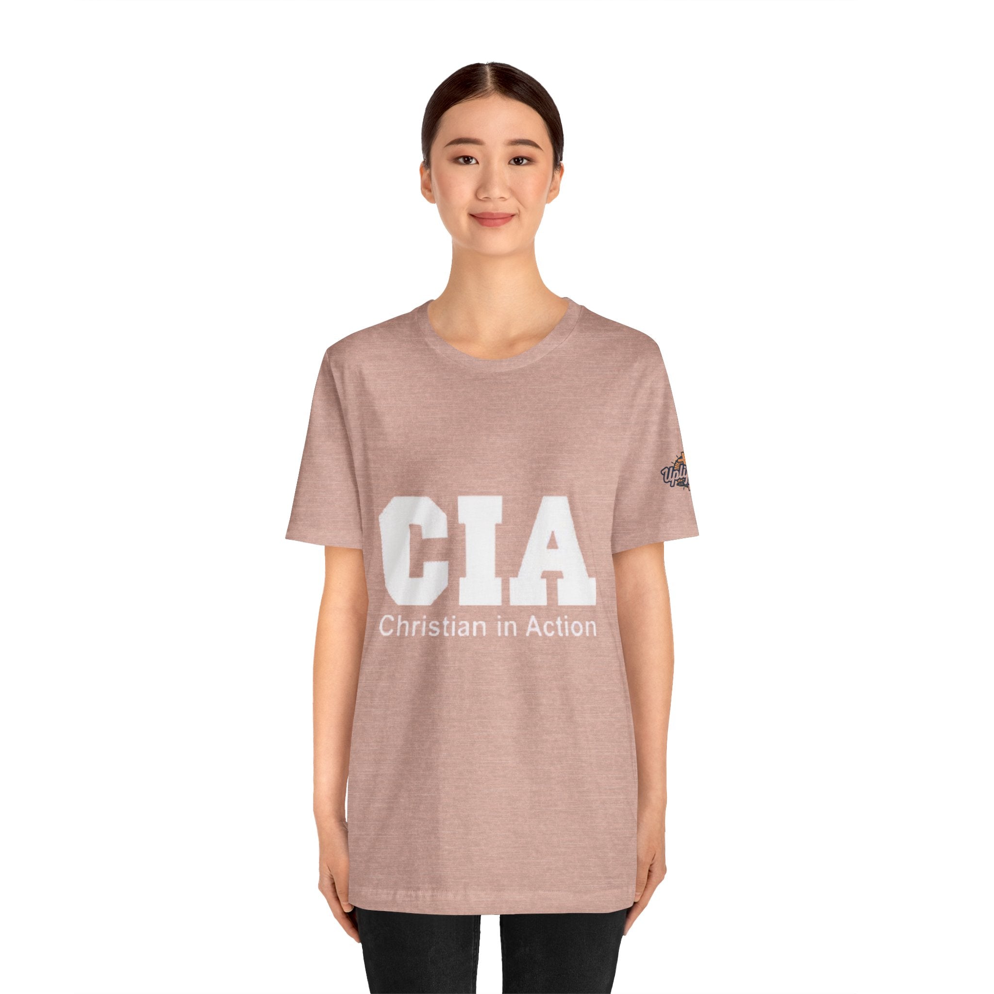 CIA Christian in Action T-shirt - Funny Faith Parody T-shirt - Mission Ready Apparel Printify