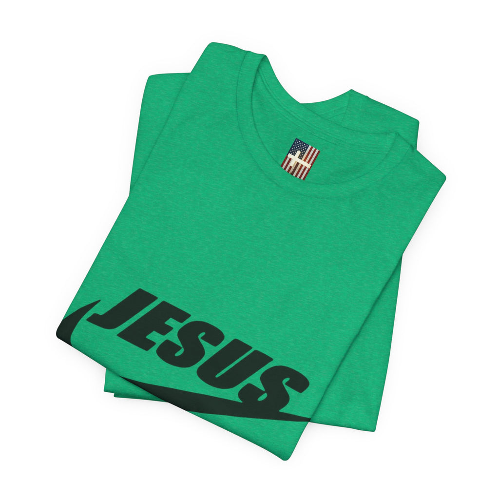 Jesus Did It T-shirt - Funny Christian Parody T-shirt - Faith & Victory Apparel