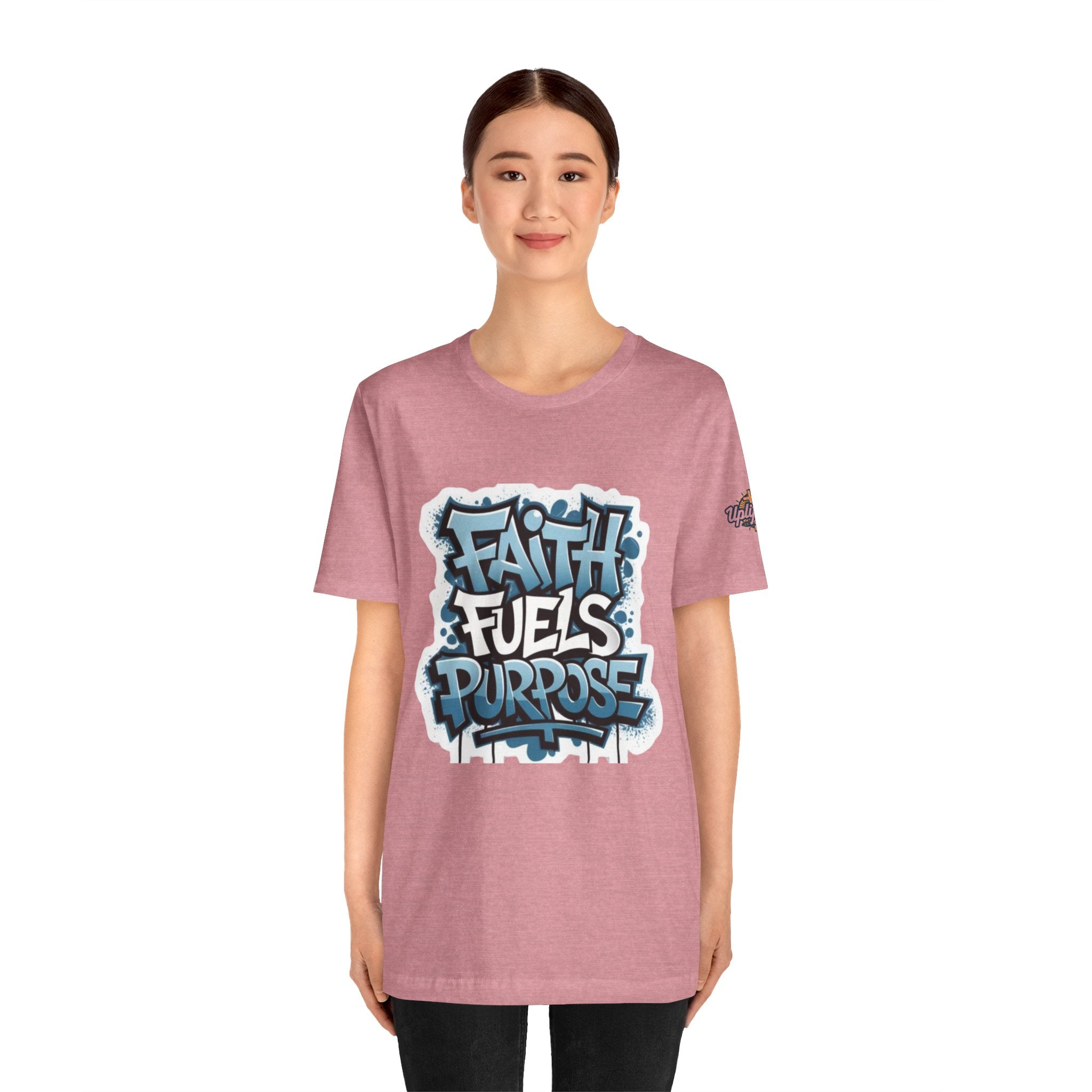 Faith Fuels Purpose T-shirt – Inspirational Christian T-shirt for Divine Drive & Unstoppable Belief Printify