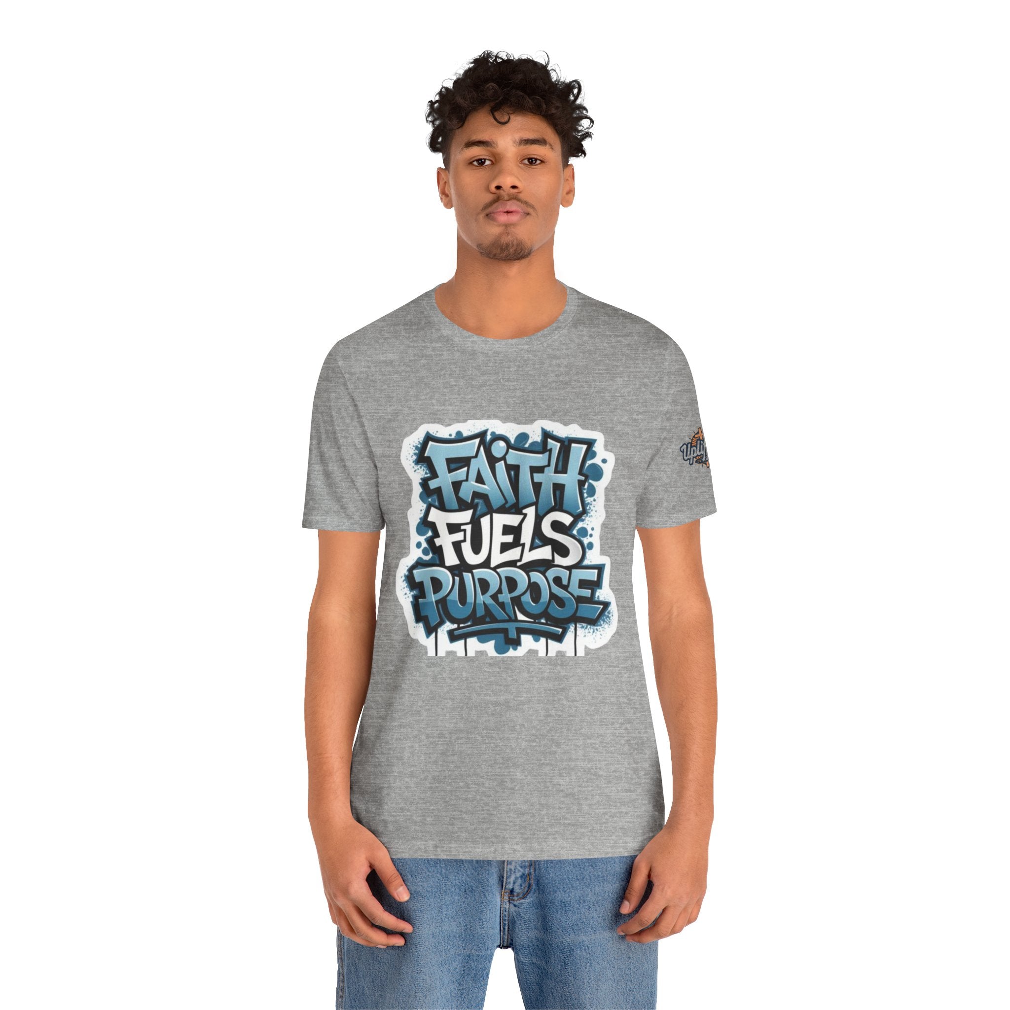 Faith Fuels Purpose T-shirt – Inspirational Christian T-shirt for Divine Drive & Unstoppable Belief Printify