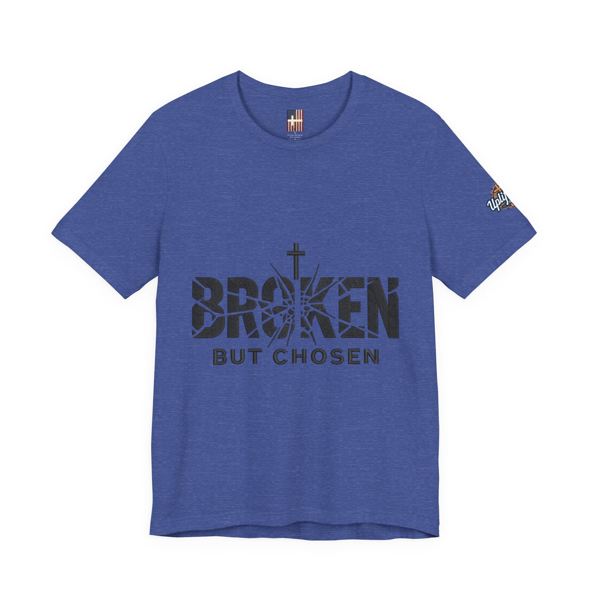 Broken But Chosen T-Shirt — Inspirational Faith Graphic Tee