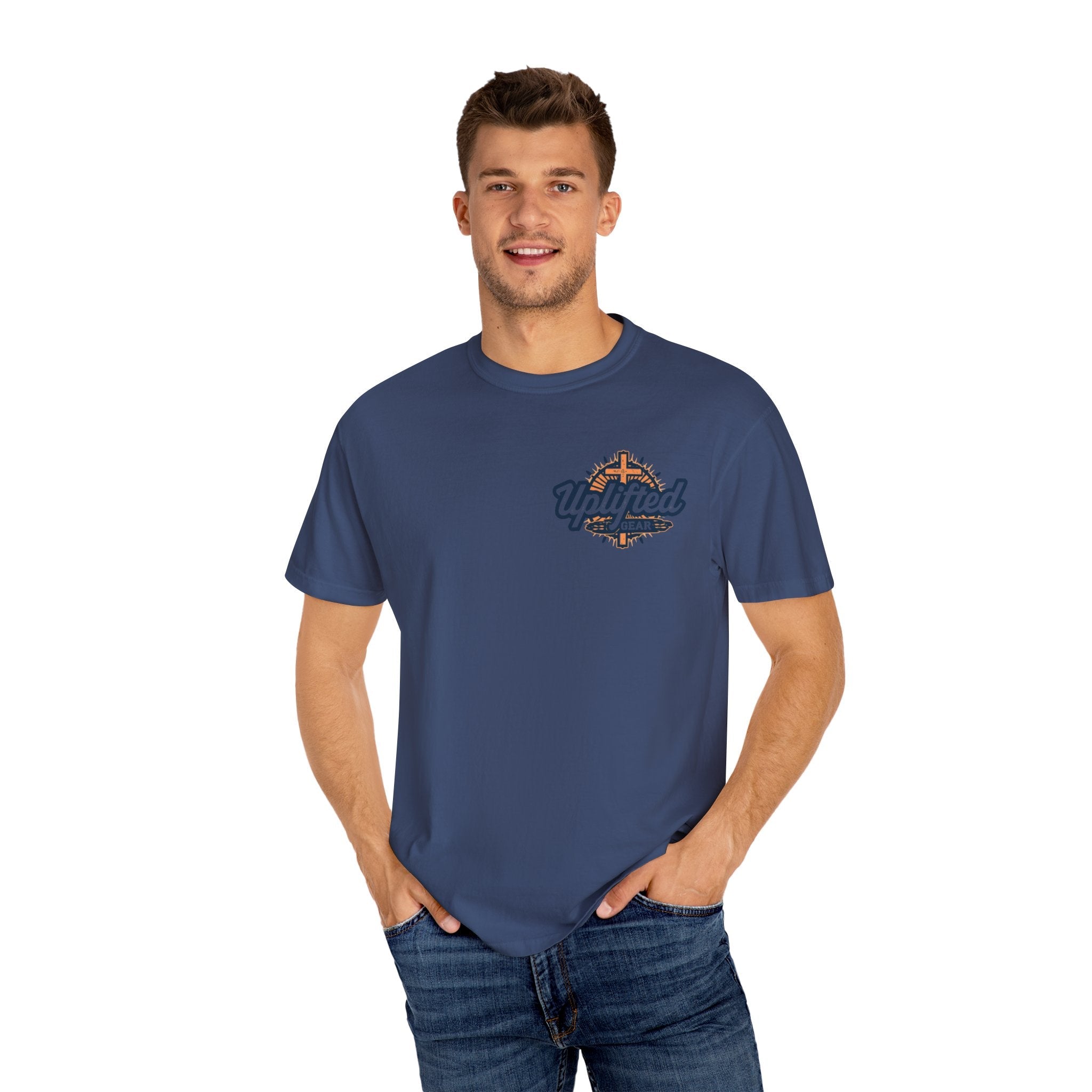 Christ is King T-Shirt – Bold Crown & Cross Christian Tee for Unashamed Faith Printify