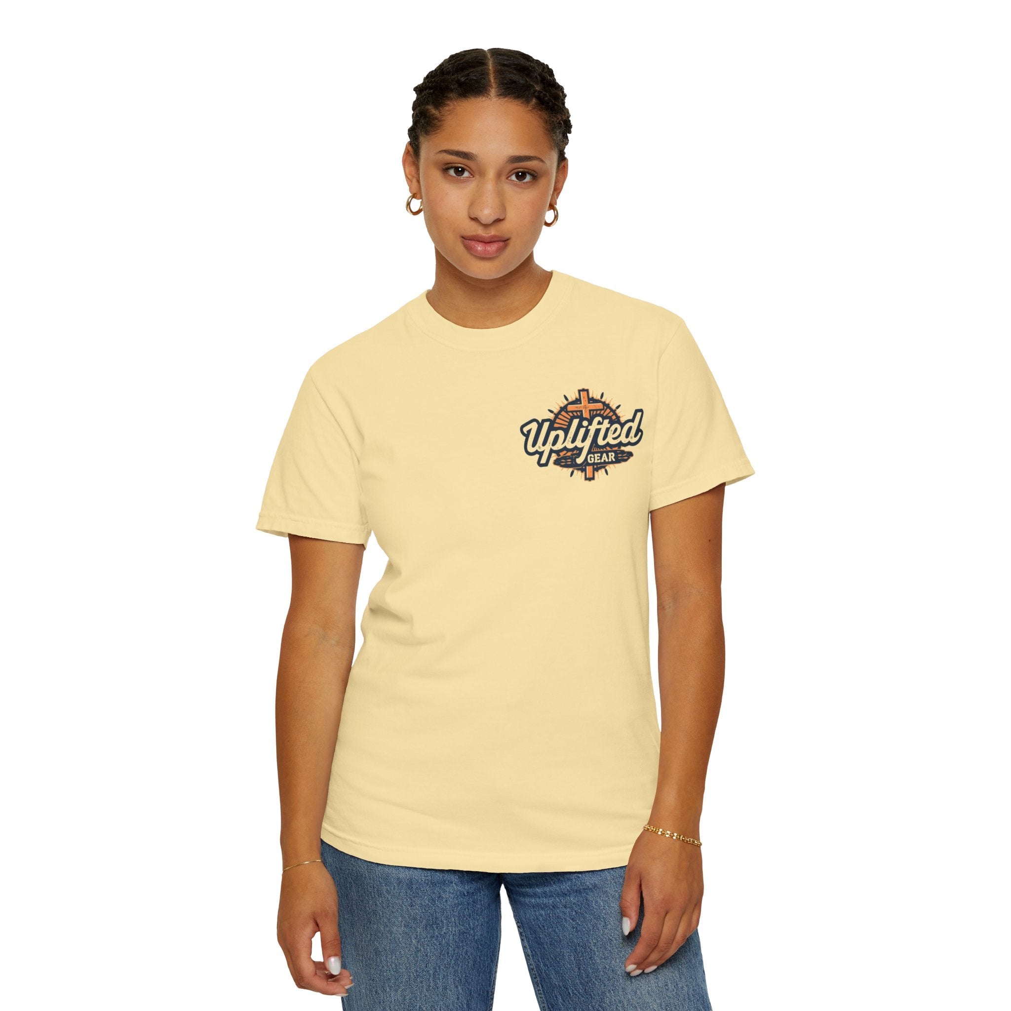 Trust in The Lord Proverbs 3:5-6 Biblical Design Unisex Garment-Dyed T-shirt Printify