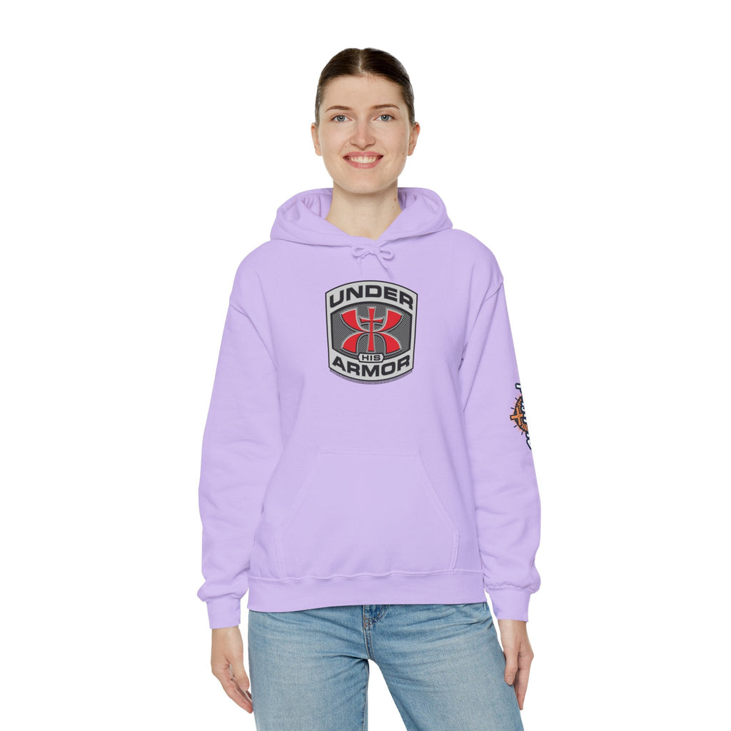 Under Armor Logo Hoodie — Black Athletic Pullover Printify