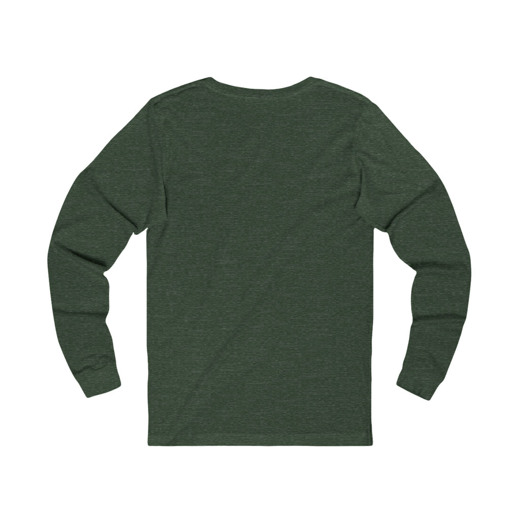 🎄 Jesus > Santa – Minimalist Christian Christmas Long Sleeve Shirt | Bold Faith Over Holiday Tee | Cross vs Santa Hat Design | Uplifted Gear Printify