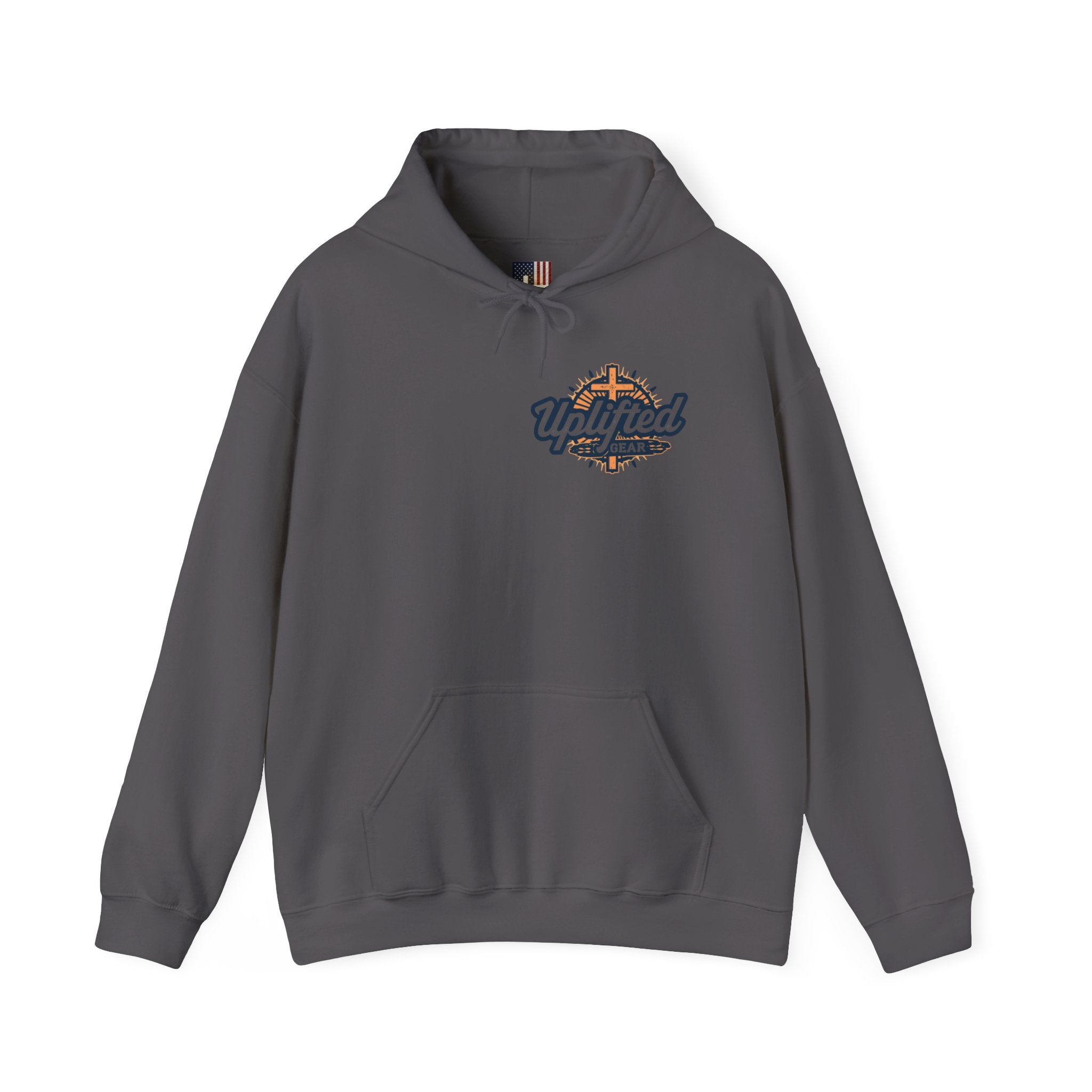 Trust in The Lord Proverbs 3:5-6 Biblical Design Unisex Heavy Blend™ Hooded Sweatshirt Printify