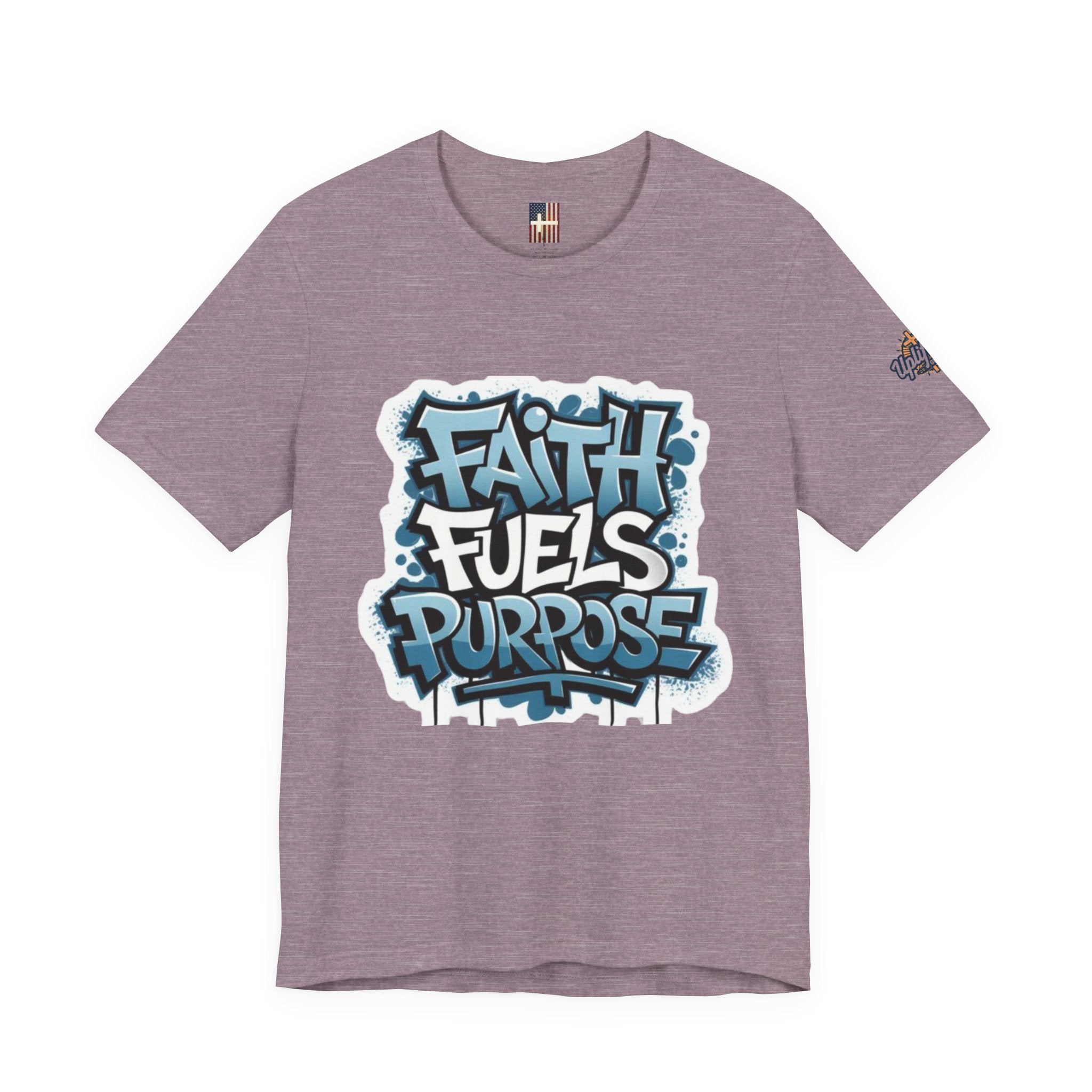 Faith Fuels Purpose T-shirt – Inspirational Christian T-shirt for Divine Drive & Unstoppable Belief Printify