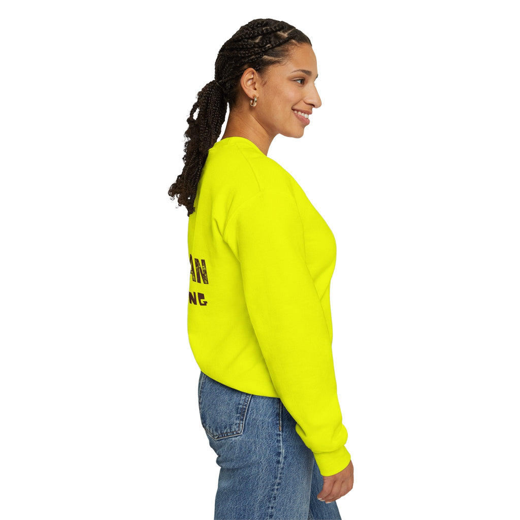 Theologian in Training Sweatshirt – Open Bible & Cross Christian Sweatshirt for Faithful Growth Printify