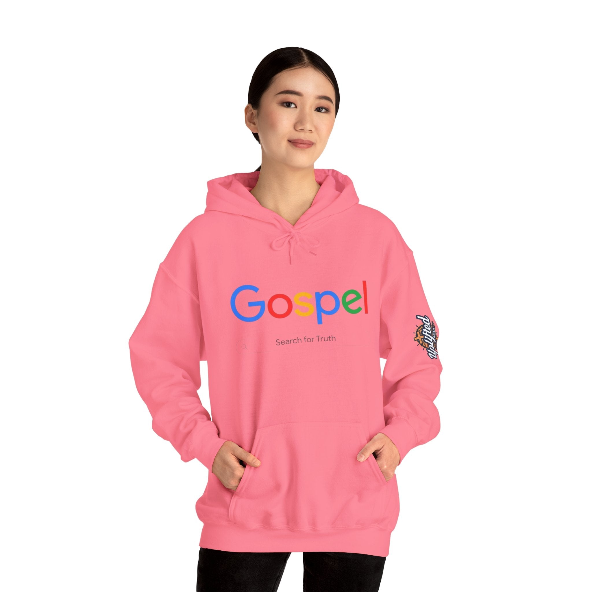 Gospel Hoodie — "Search for Truth" Christian Faith Pullover Printify