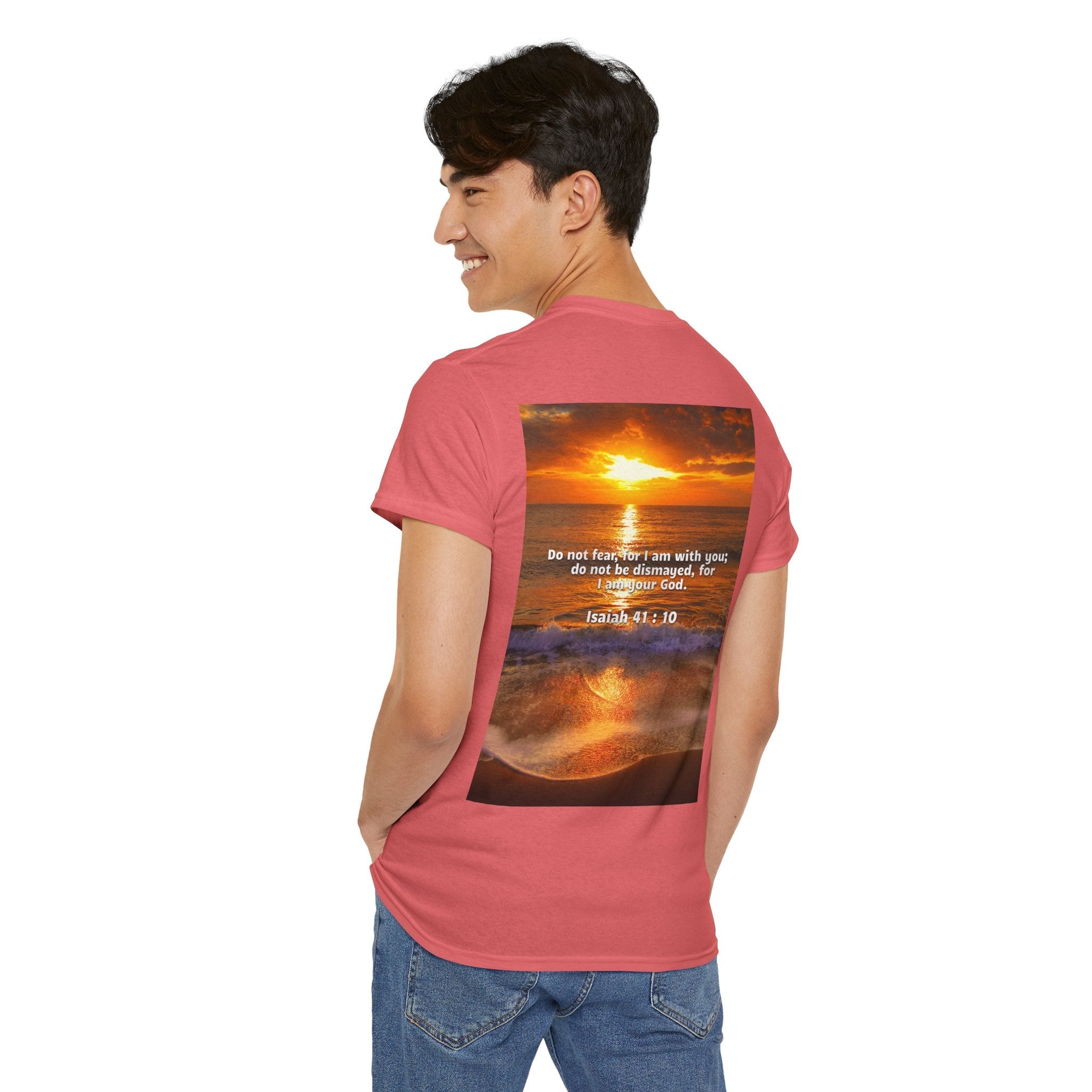Bible Verse Unisex Tee -  Isaiah 41 : 10 Printify