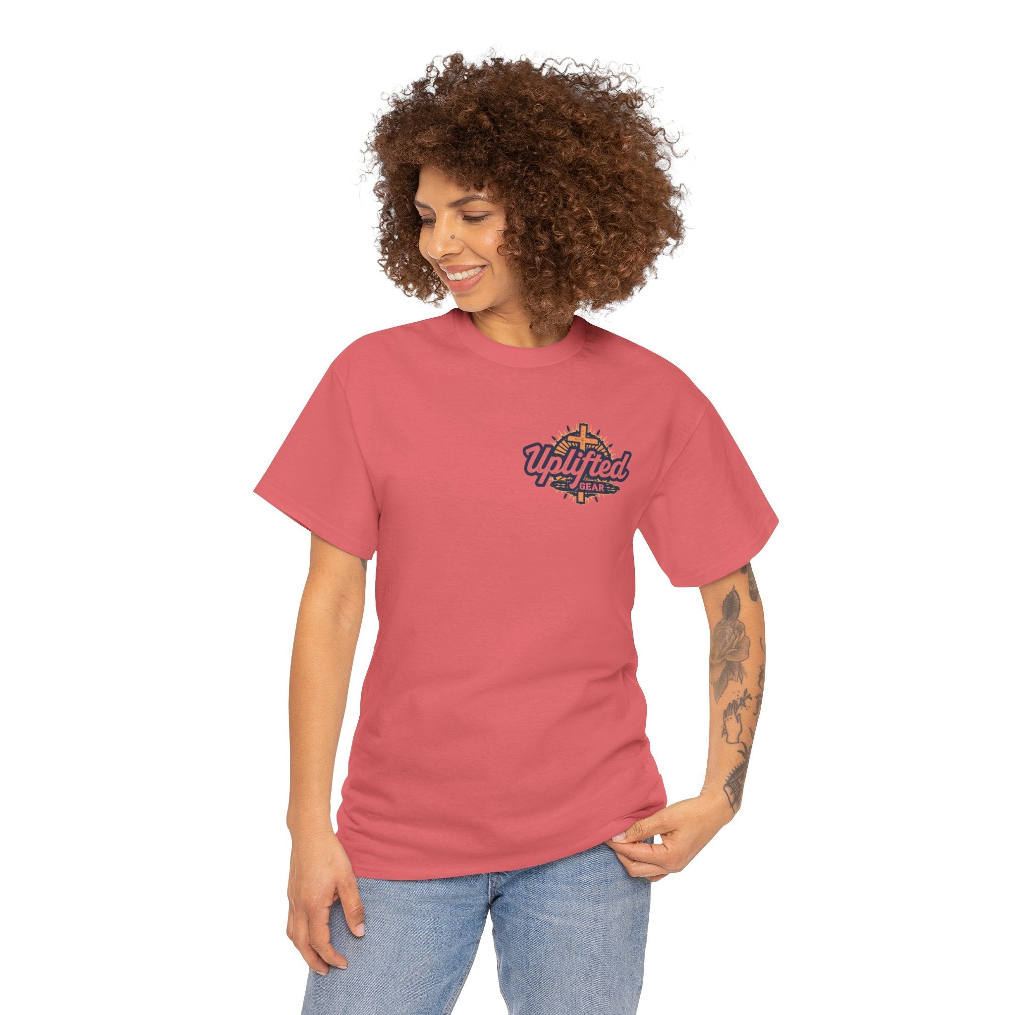 Religious Graphic Armor Of God Design - Unisex Heavy Cotton Tee Printify