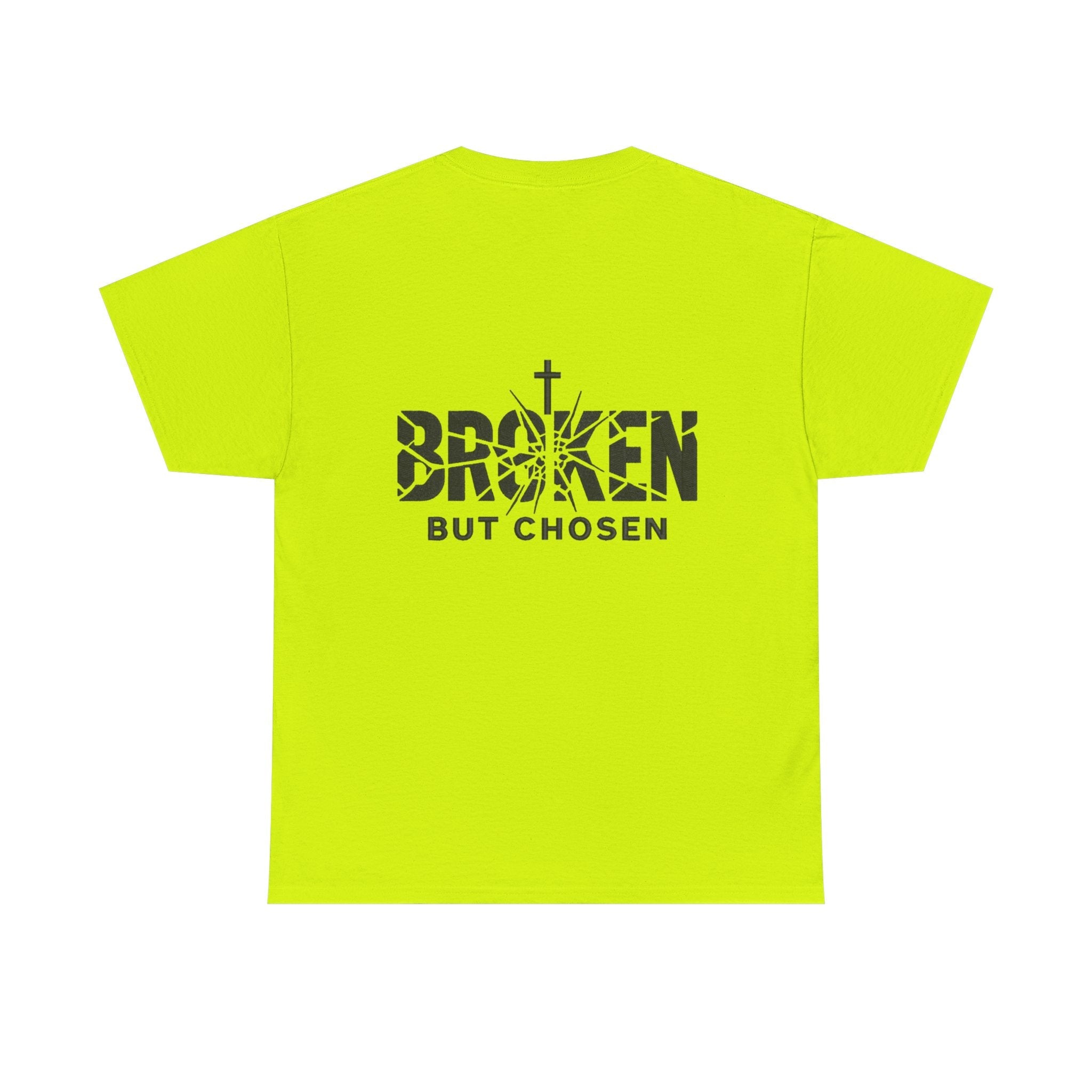 Broken But Chosen T-Shirt — Inspirational Faith Graphic Tee Printify