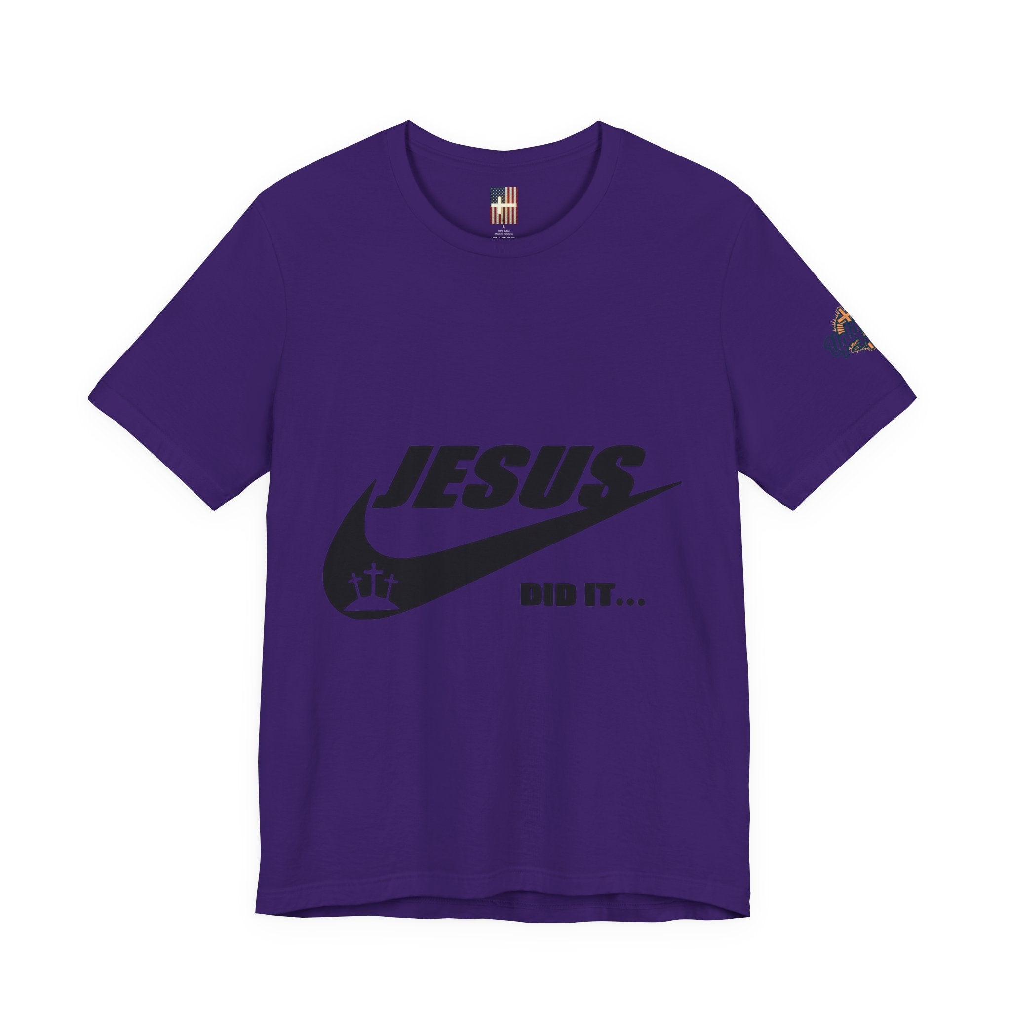 Jesus Did It T-shirt - Funny Christian Parody T-shirt - Faith & Victory Apparel