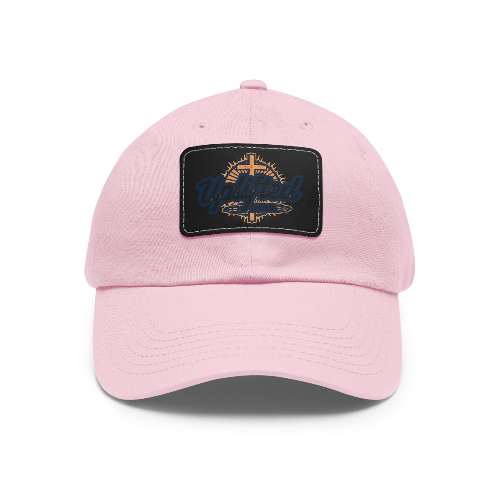 Uplifted Gear Dad Hat Christian Brand Rectangle Printify
