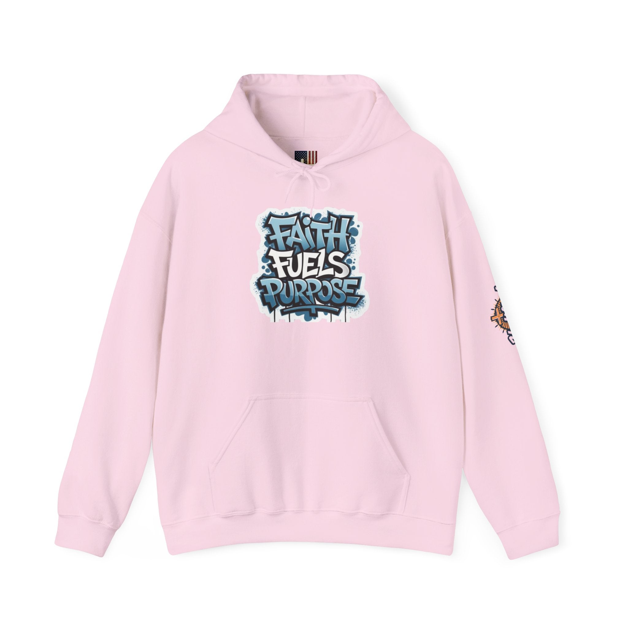 Faith Fuels Purpose Hoodie – Inspirational Christian Sweatshirt for Divine Drive & Unstoppable Belief Printify