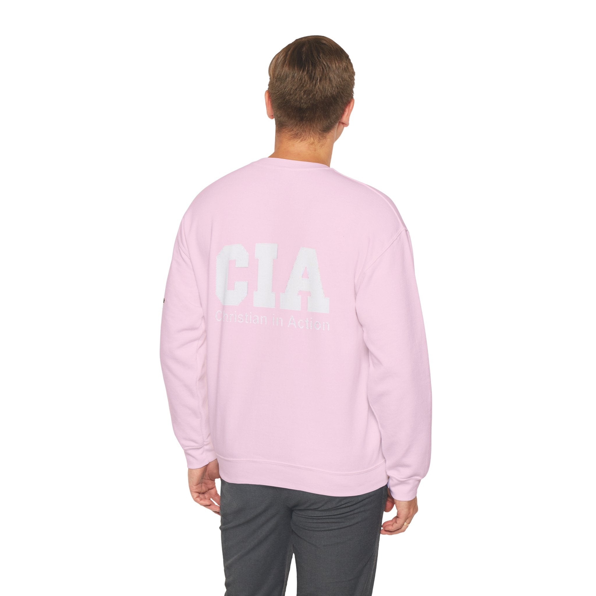 CIA Christian in Action Sweatshirt - Funny Faith Parody Sweatshirt - Mission Ready Apparel Printify