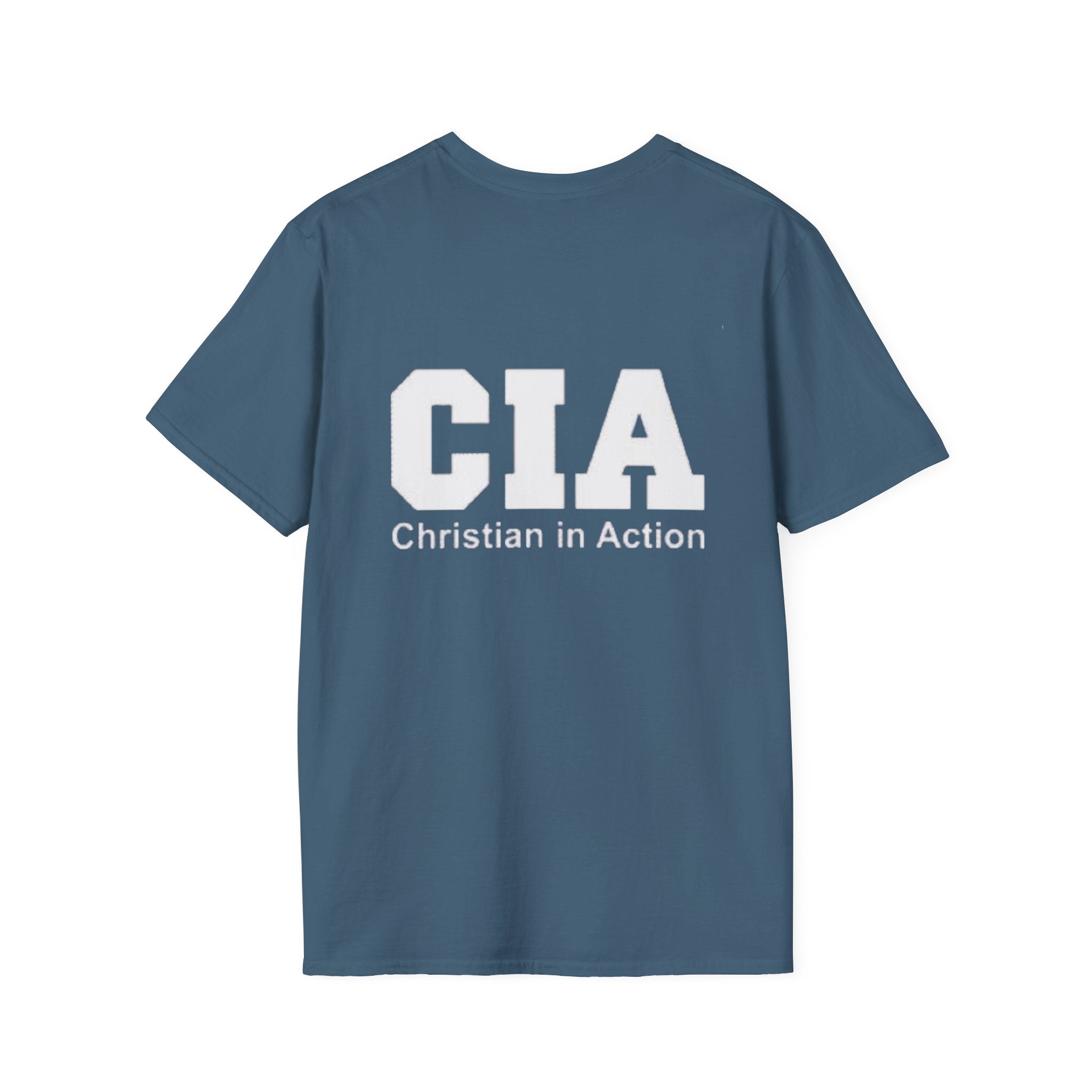 CIA Christian in Action T-shirt - Funny Faith Parody T-shirt - Mission Ready Apparel Printify