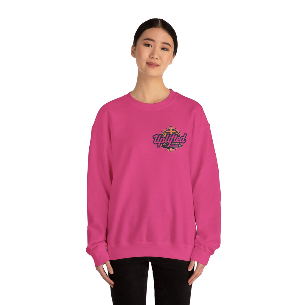Religious Graphic Armor Of God Design - Unisex Heavy Blend™ Crewneck Sweatshirt Printify