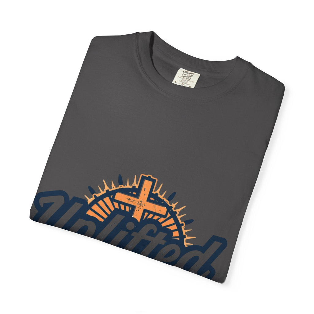 Uplifted Gear Christian T-Shirt – Bold Logo Faith Tee for Inspired Living Printify