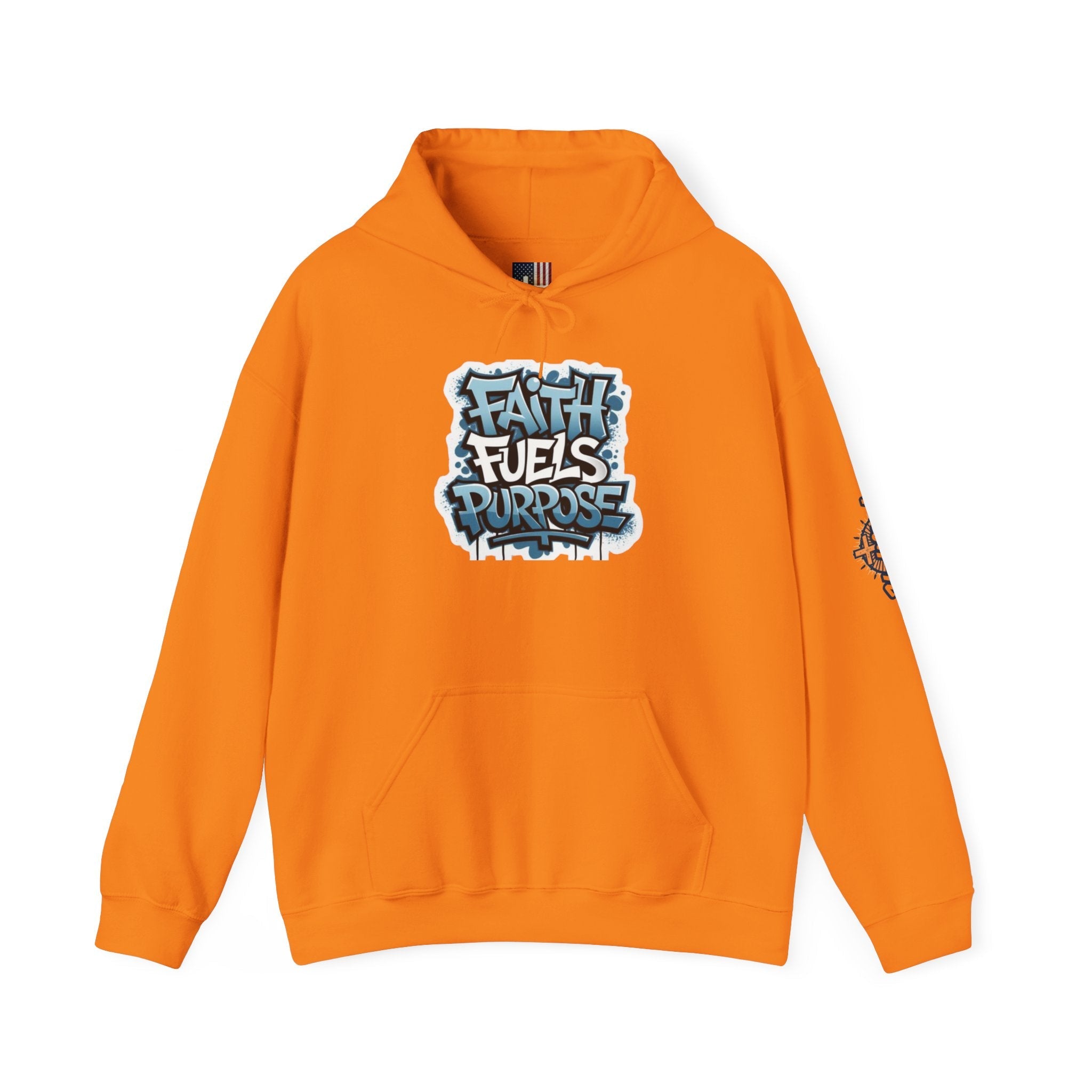 Faith Fuels Purpose Hoodie – Inspirational Christian Sweatshirt for Divine Drive & Unstoppable Belief Printify