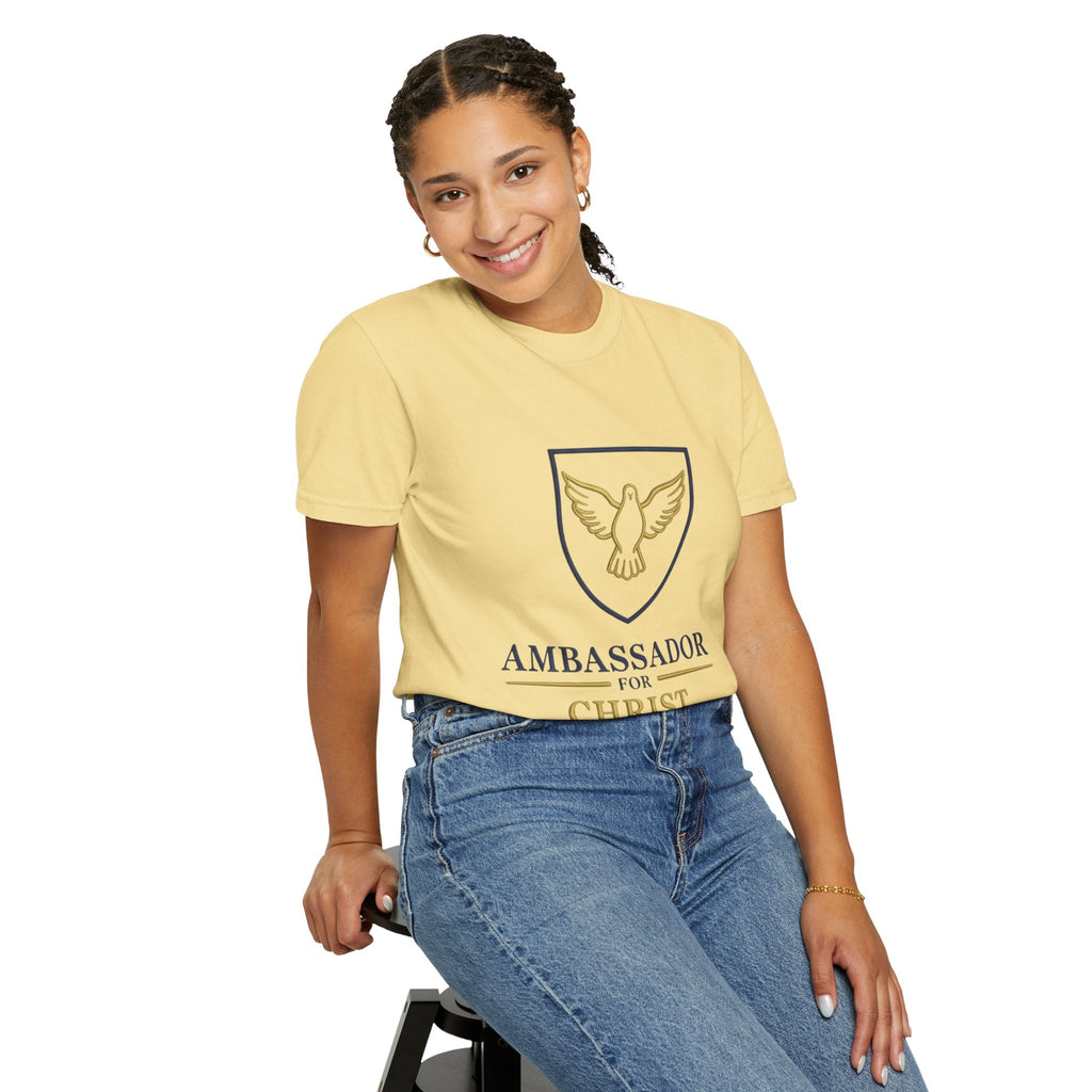 Ambassador for Christ T-Shirt – Established 33 AD Christian Tee for Bold Faith Printify
