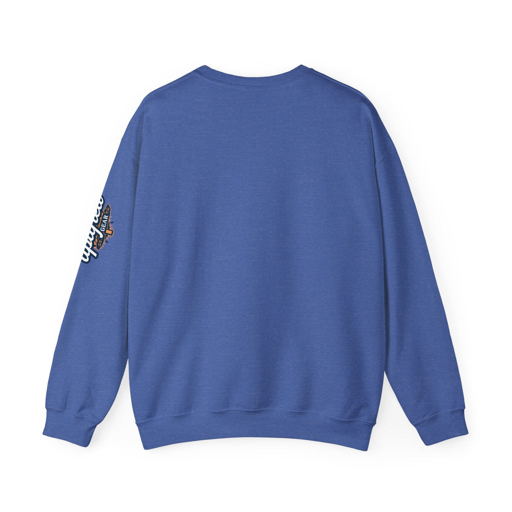 Under His Armor Crewneck Sweatshirt — Christian Faith Graphic Pullover Printify