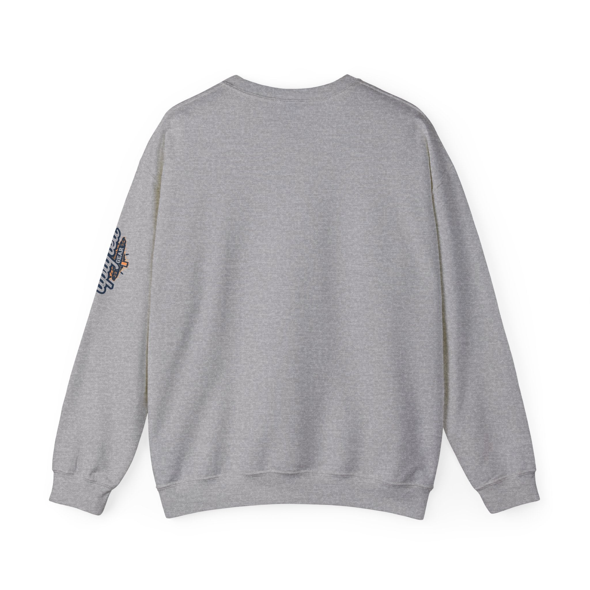 Faith Over Fear Sweatshirt – Graffiti Wall Christian Sweatshirt for Bold 2 Corinthians 5:7 Streetwear & Unshakable Faith Printify