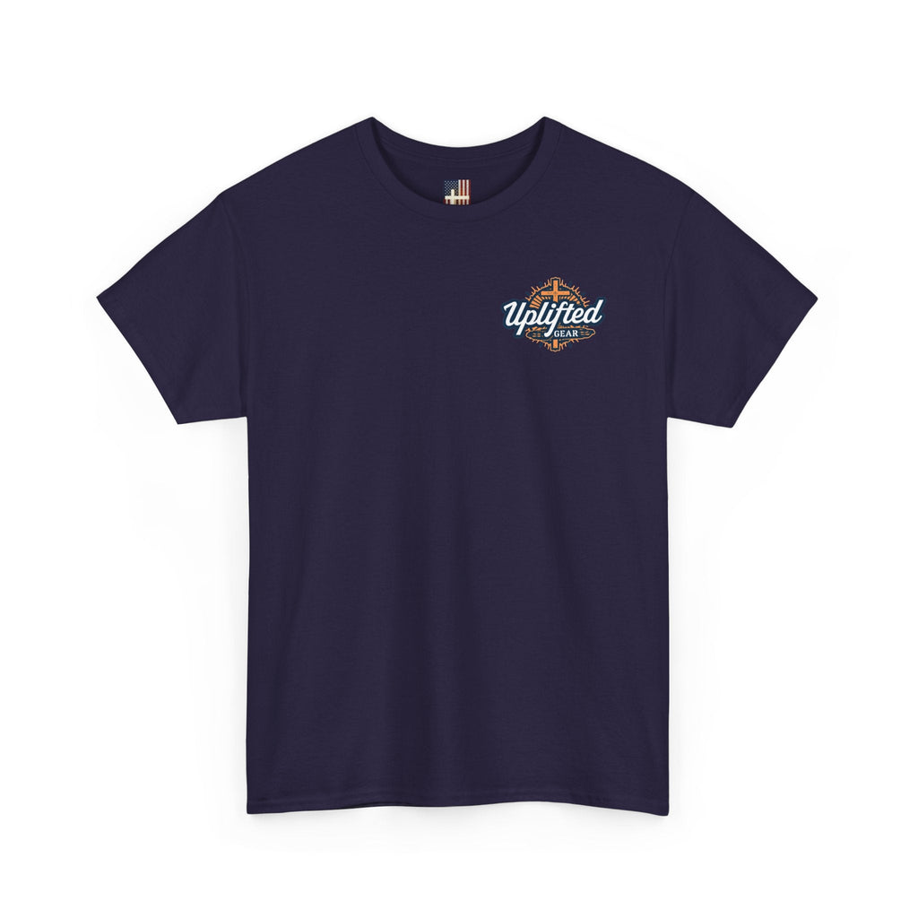 God's Gym T-Shirt — "Let Him Lift Your Weights" Christian Fitness Tee Printify