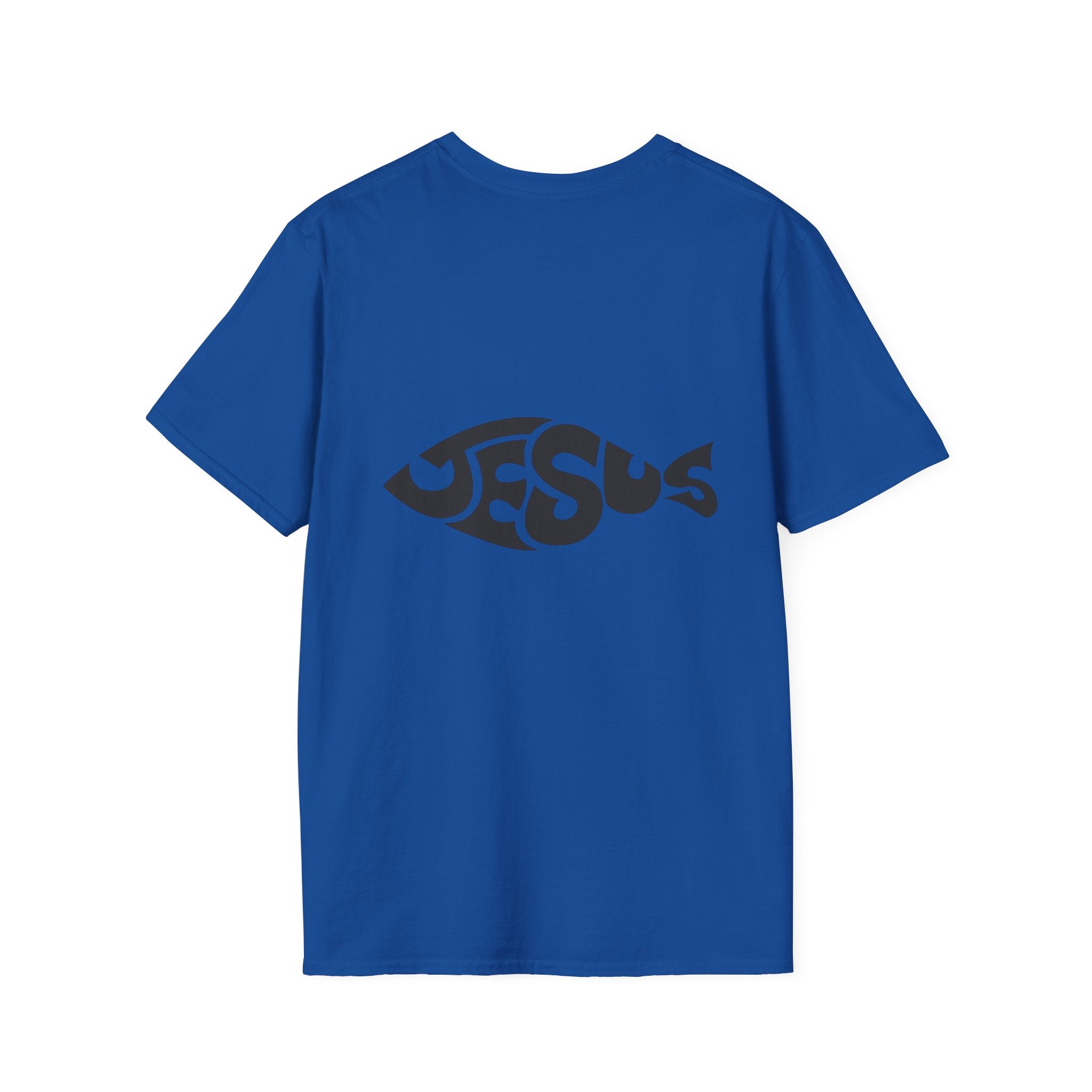 Ichthus Jesus Fish T-shirt - Jesus Word Art - Christian Faith Symbol T-shirt