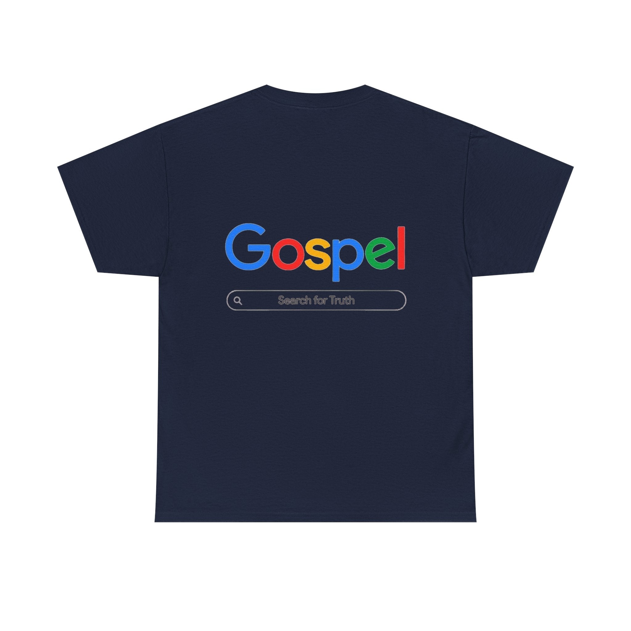Gospel Graphic Tee — "Gospel" Colorful Logo Christian T-Shirt Printify