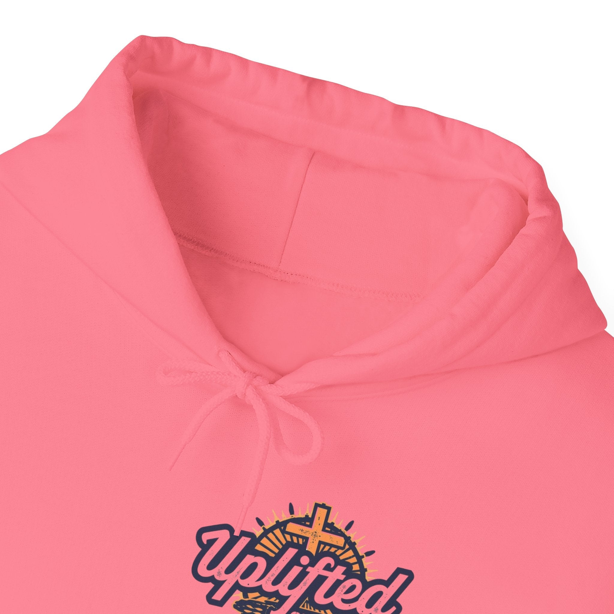 Uplifted Gear Christian Hoodie – Bold Logo Faith Hoodie for Inspired Living Printify