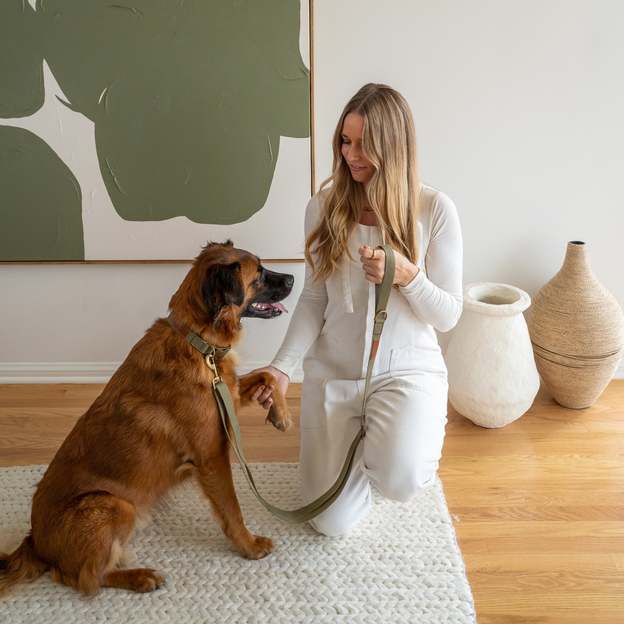 Hemp Cotton Dog Leash - Durable, Sustainable, Adjustable, Lightweight & Soft Tilley + Me