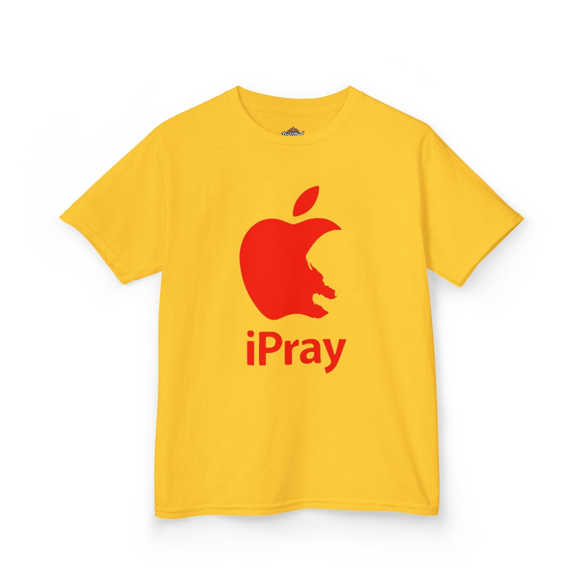 Kids Graphic Tee — Red iPray Logo Prayer Shirt for Children Printify