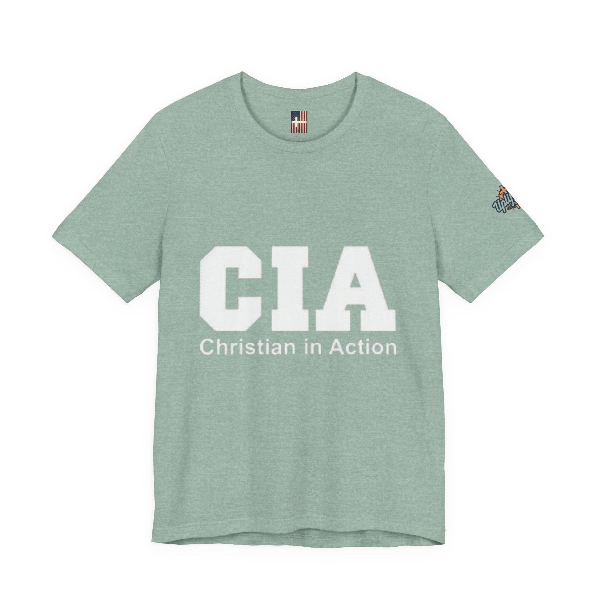 CIA Christian in Action T-shirt - Funny Faith Parody T-shirt - Mission Ready Apparel Printify