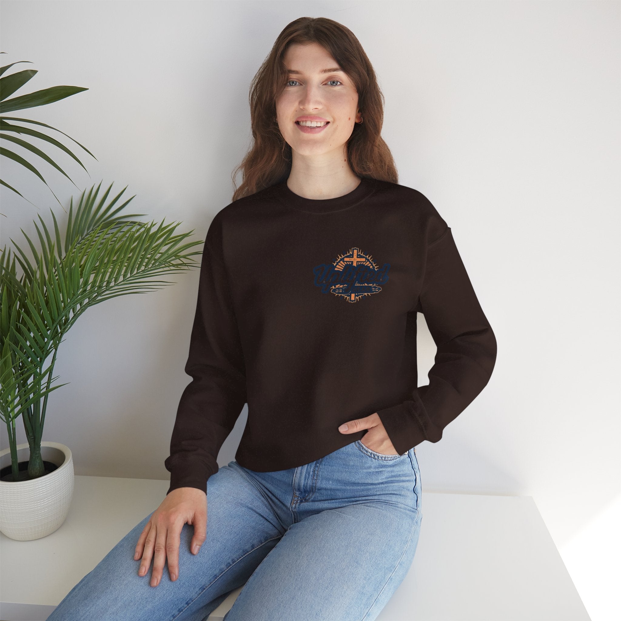 Religious Graphic Armor Of God Design - Unisex Heavy Blend™ Crewneck Sweatshirt Printify