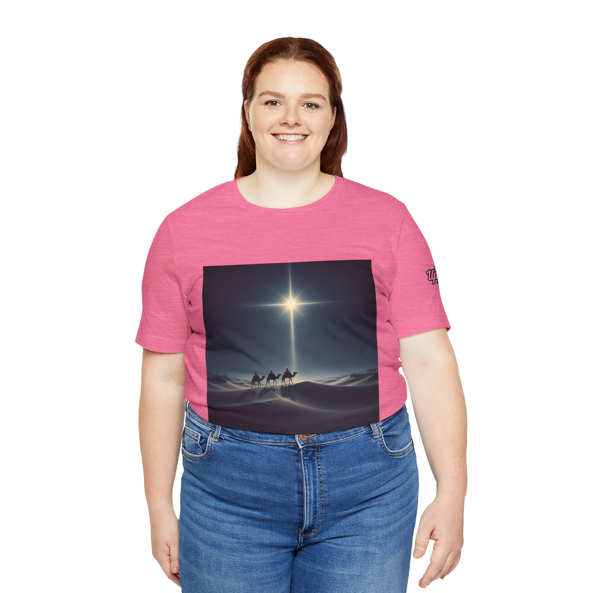 3 Wise Men T-shirt – Magi Camels Nativity Journey Christian Christmas T-shirt for Epiphany Faith & Holy Night Printify
