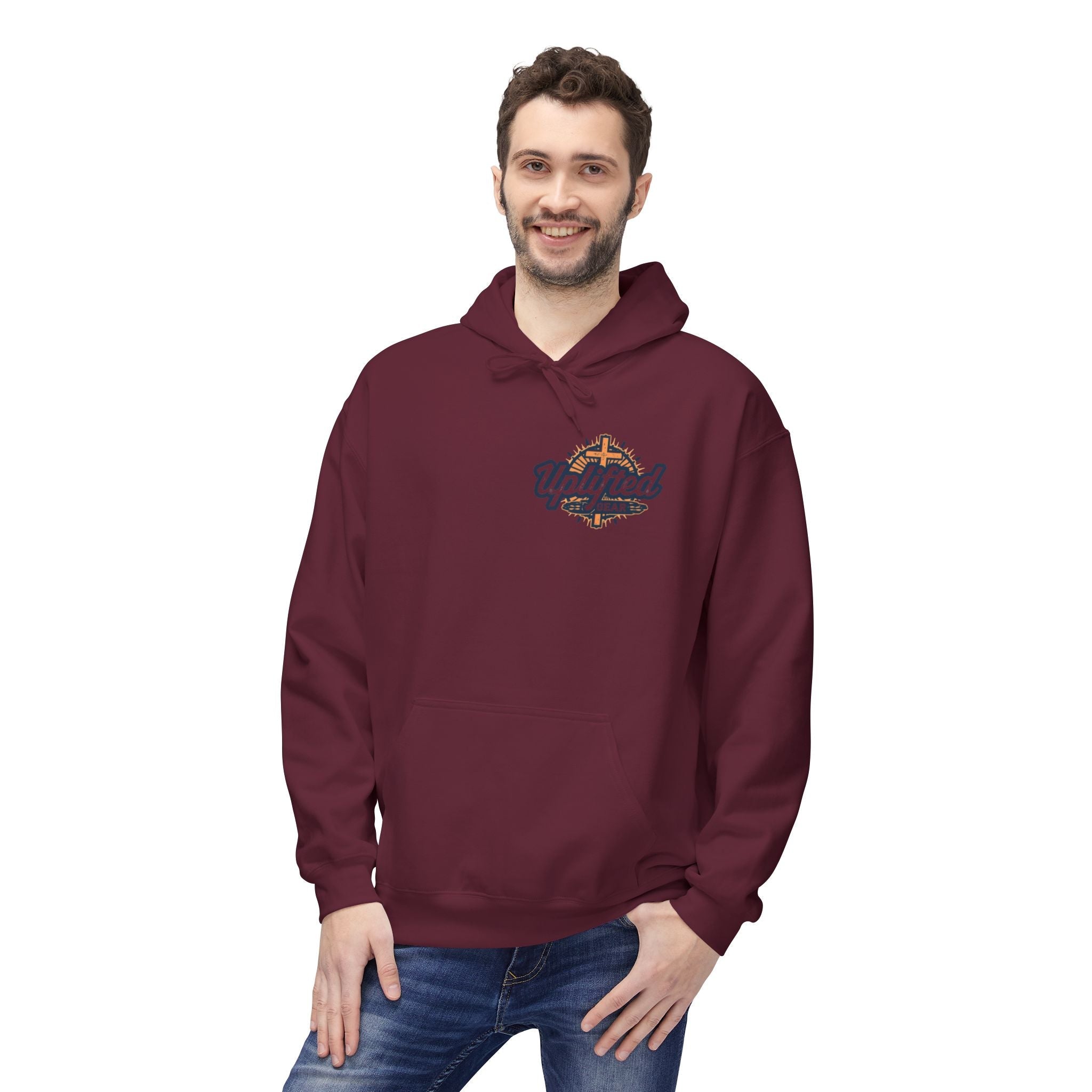 Hoodie - Philippians 4 : 13 Bible Verse Religious Design Printify