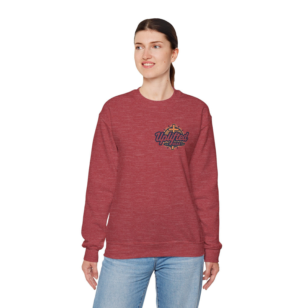 Religious Graphic Armor Of God Design - Unisex Heavy Blend™ Crewneck Sweatshirt Printify