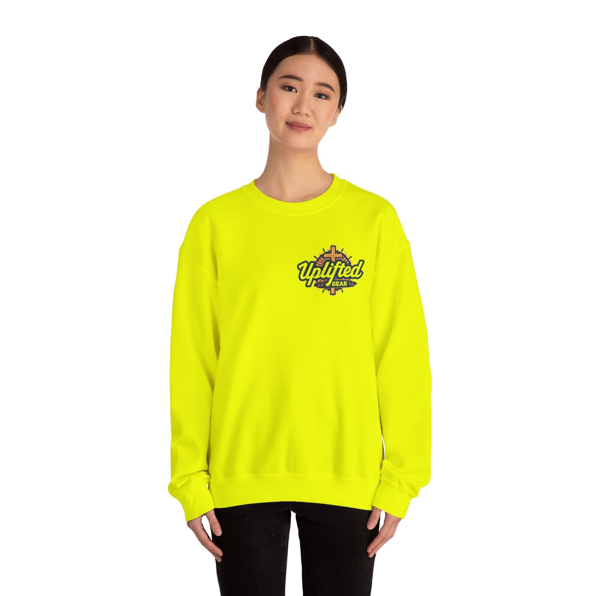 Abide Sweatshirt – Vine Wrapped John 15:5 Christian Sweatshirt for Cozy Devotion Printify