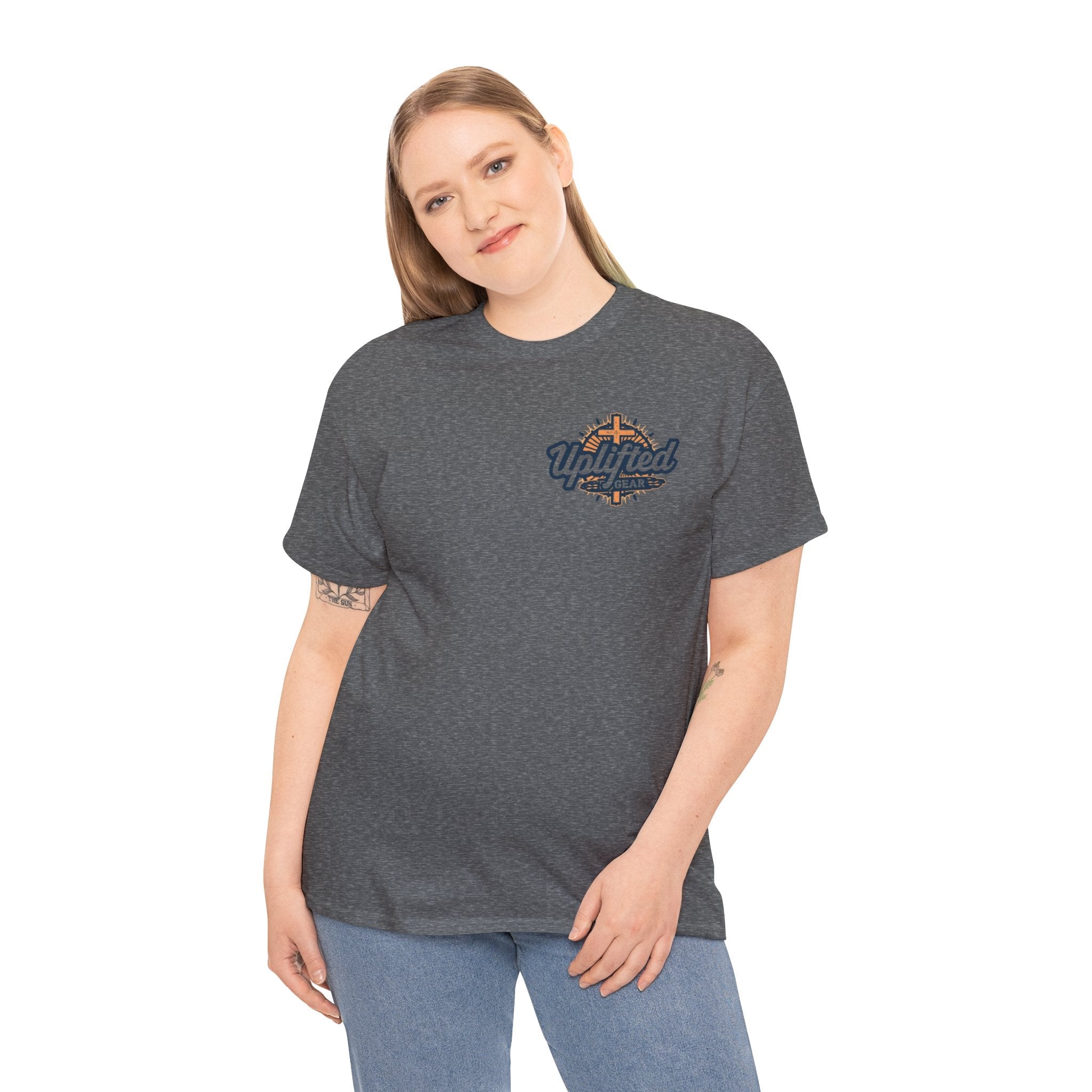 Trust in The Lord Proverbs 3:5-6 Biblical Design Unisex Heavy Cotton Tee Printify