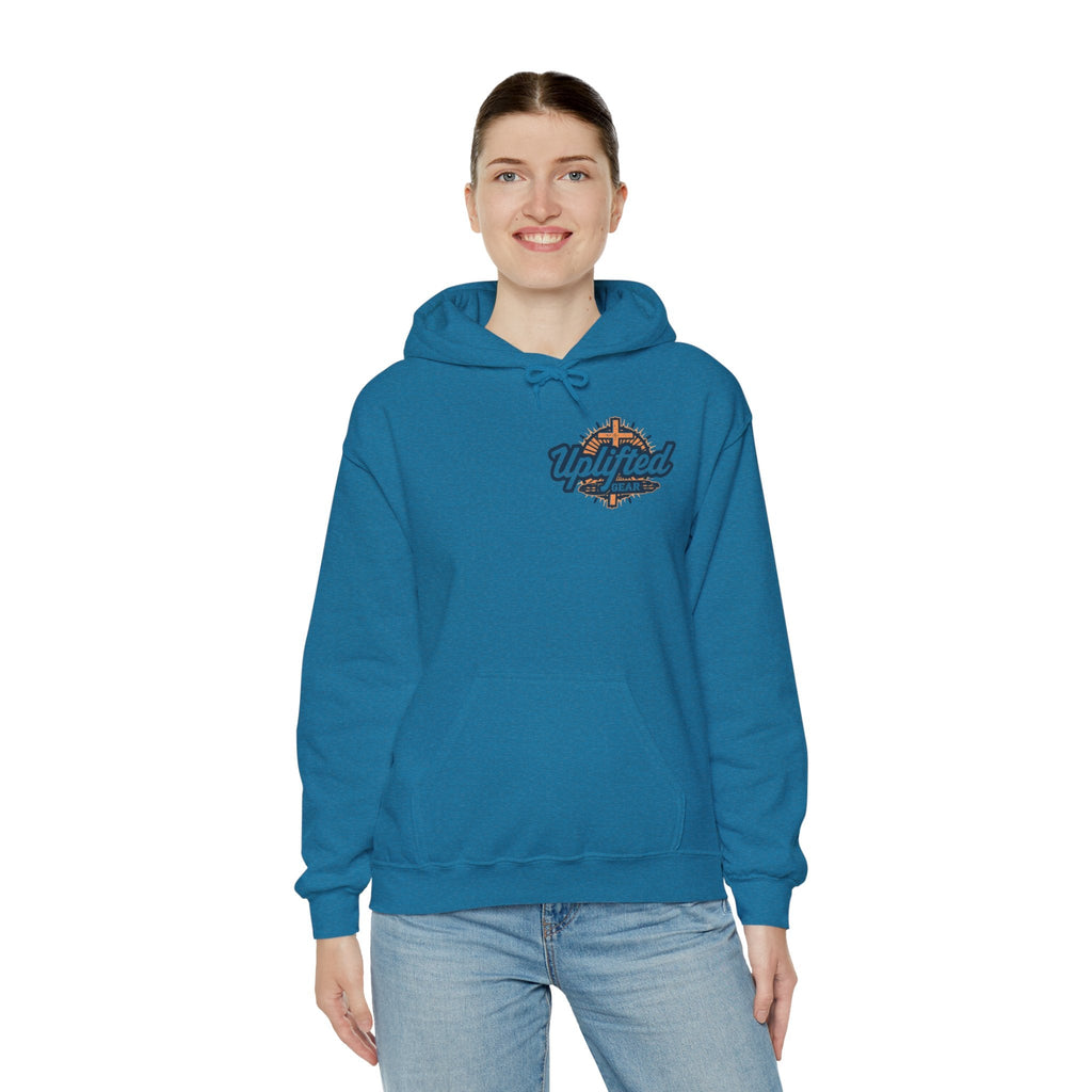 Religious Graphic Armor Of God Design - Unisex Heavy Blend™ Hooded Sweatshirt Printify